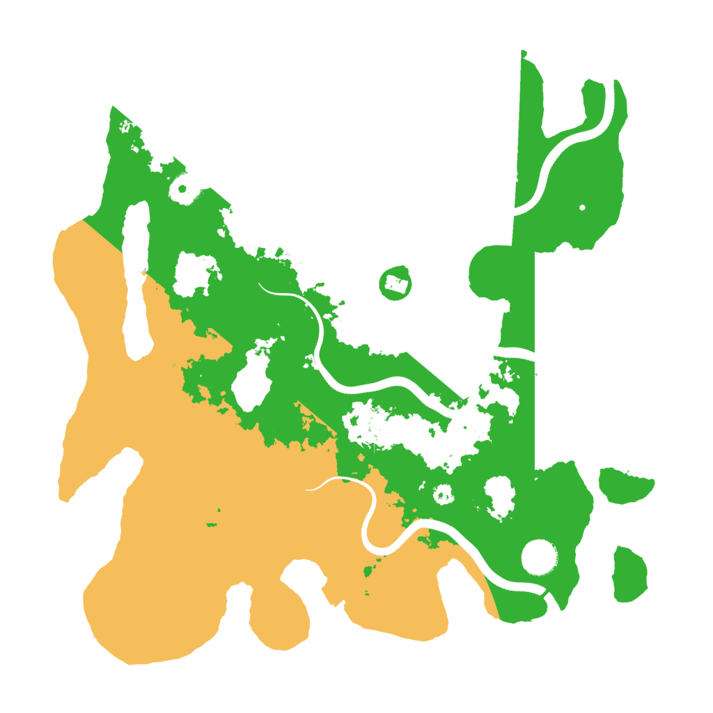 Biome Rust Map: Procedural Map, Size: 3500, Seed: 48252269