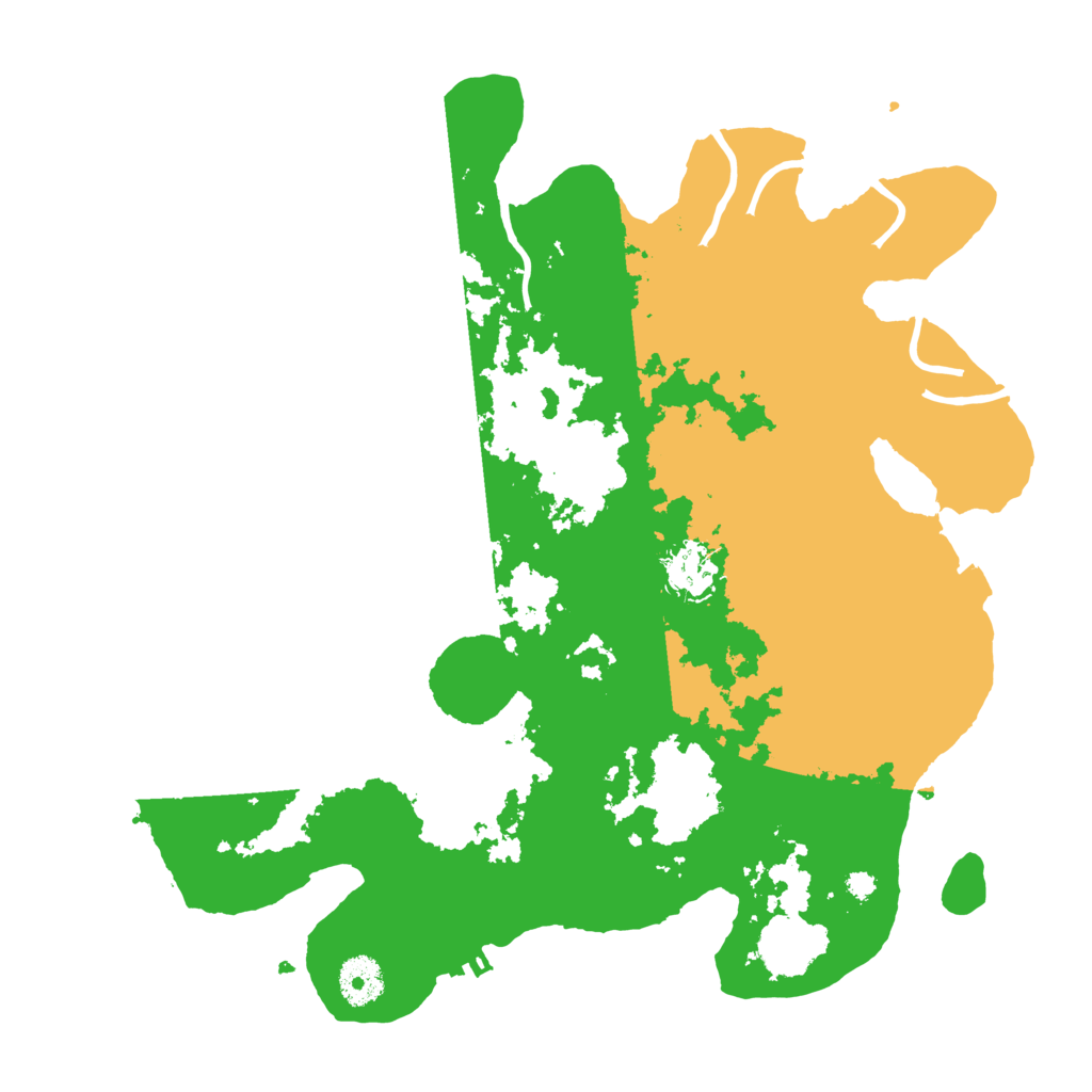 Biome Rust Map: Procedural Map, Size: 3500, Seed: 548064732