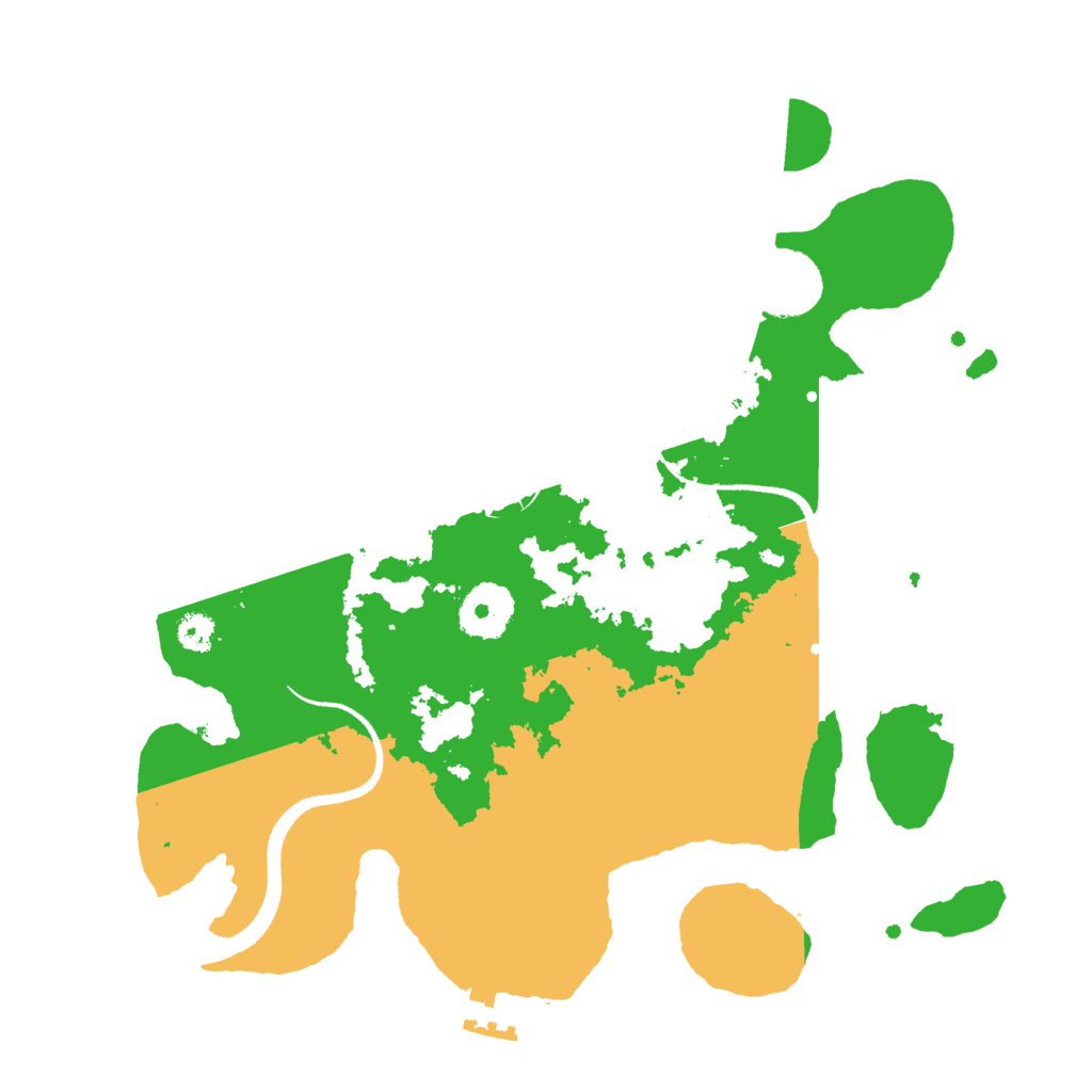 Biome Rust Map: Procedural Map, Size: 3000, Seed: 101726482