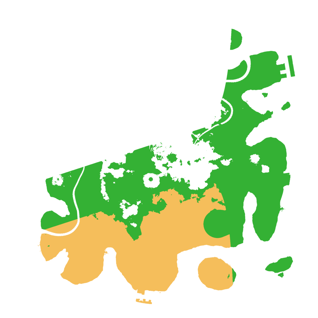 Biome Rust Map: Procedural Map, Size: 3000, Seed: 101726482