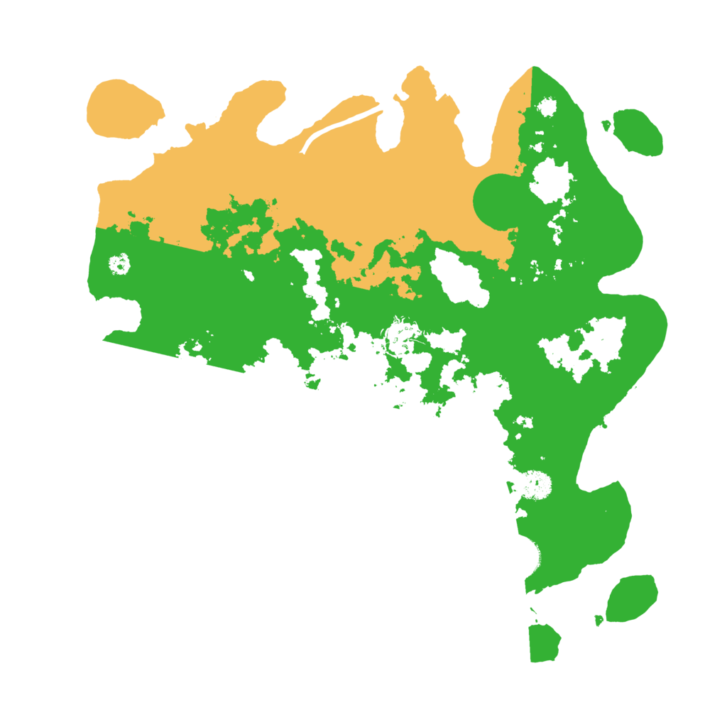 Biome Rust Map: Procedural Map, Size: 3500, Seed: 490385516