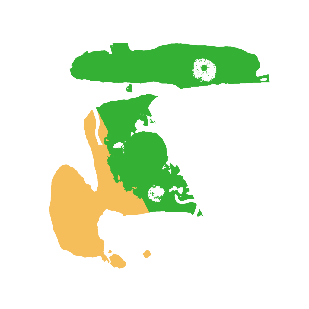 Biome Rust Map: Procedural Map, Size: 2000, Seed: 986998