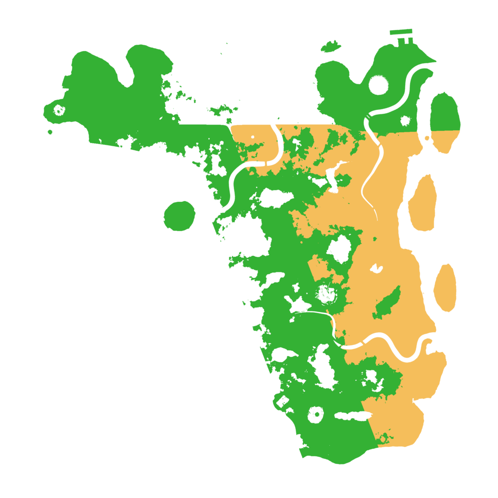 Biome Rust Map: Procedural Map, Size: 4500, Seed: 473754683
