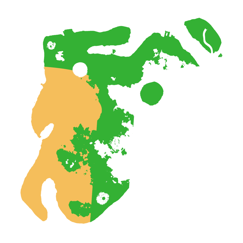 Biome Rust Map: Procedural Map, Size: 3000, Seed: 37678093