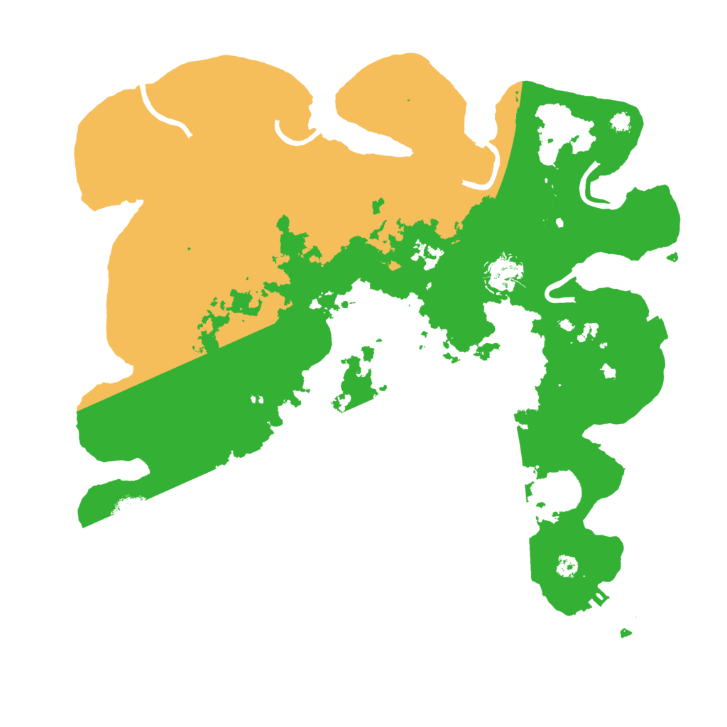 Biome Rust Map: Procedural Map, Size: 3400, Seed: 22792714