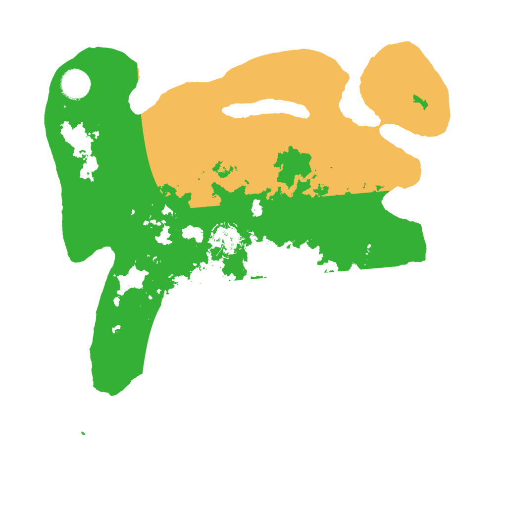 Biome Rust Map: Barren, Size: 3000, Seed: 522446