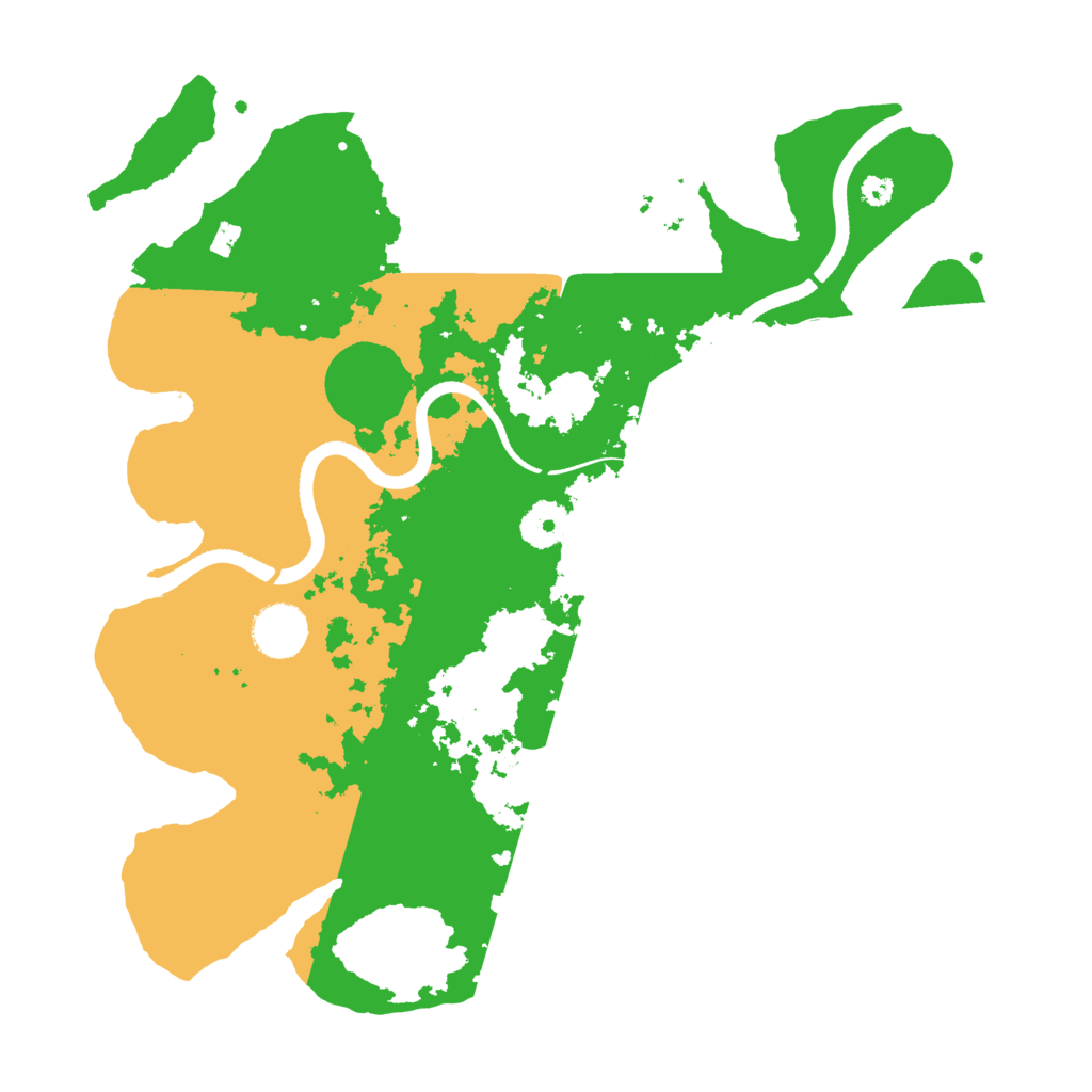 Biome Rust Map: Procedural Map, Size: 3500, Seed: 1300136171