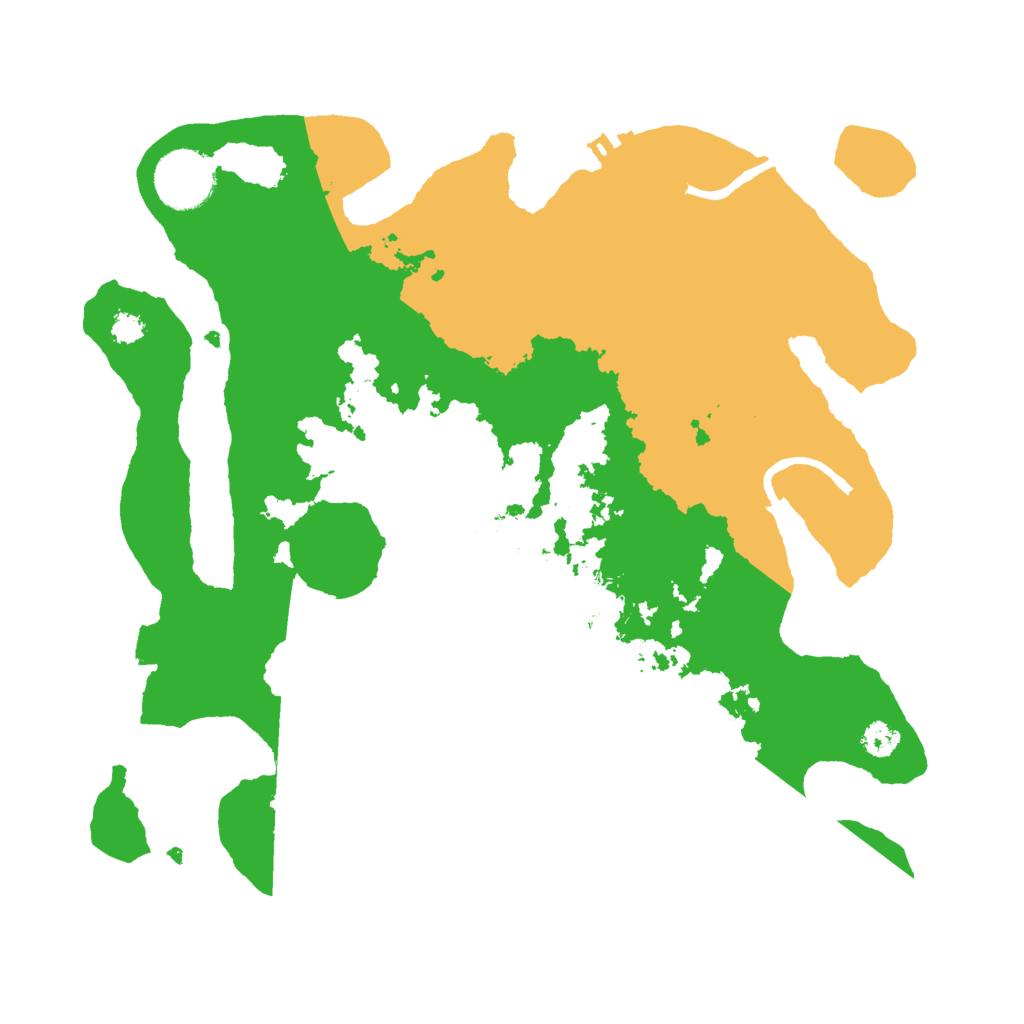 Biome Rust Map: Procedural Map, Size: 3000, Seed: 1611392341