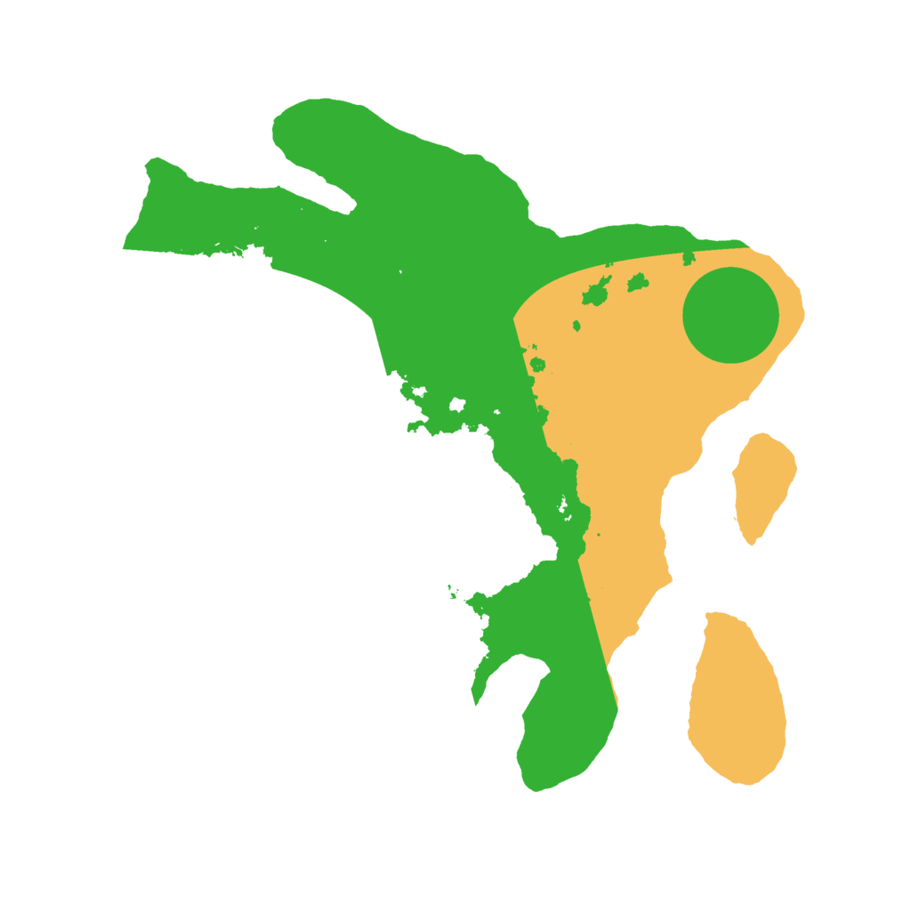 Biome Rust Map: Barren, Size: 2500, Seed: 921838433