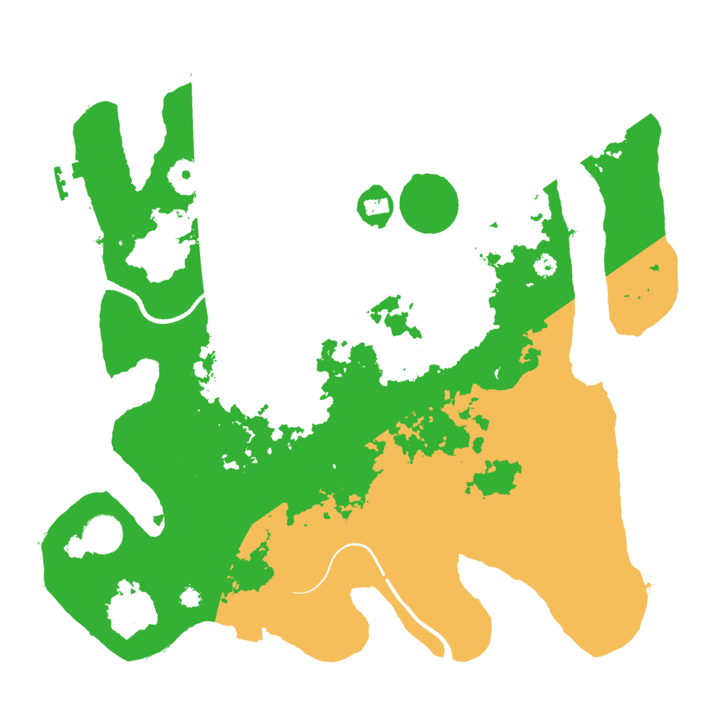 Biome Rust Map: Procedural Map, Size: 3250, Seed: 2085166349