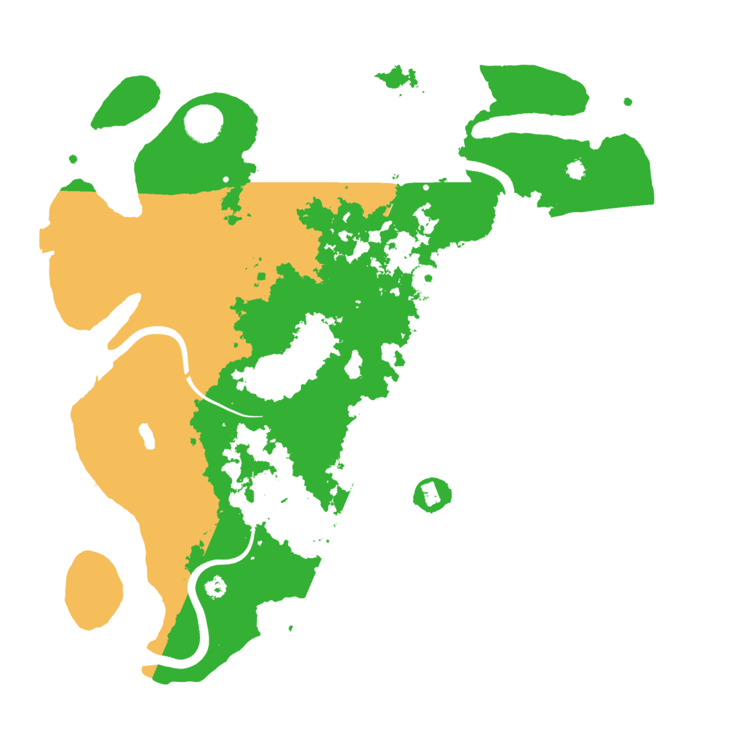 Biome Rust Map: Procedural Map, Size: 3500, Seed: 1061701766