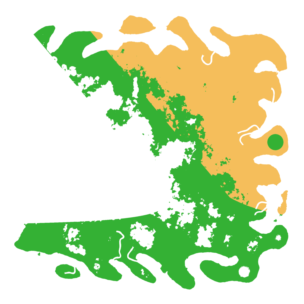 Biome Rust Map: Procedural Map, Size: 5000, Seed: 9510374