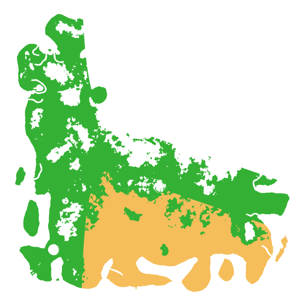 Biome Rust Map: Procedural Map, Size: 5000, Seed: 5762980