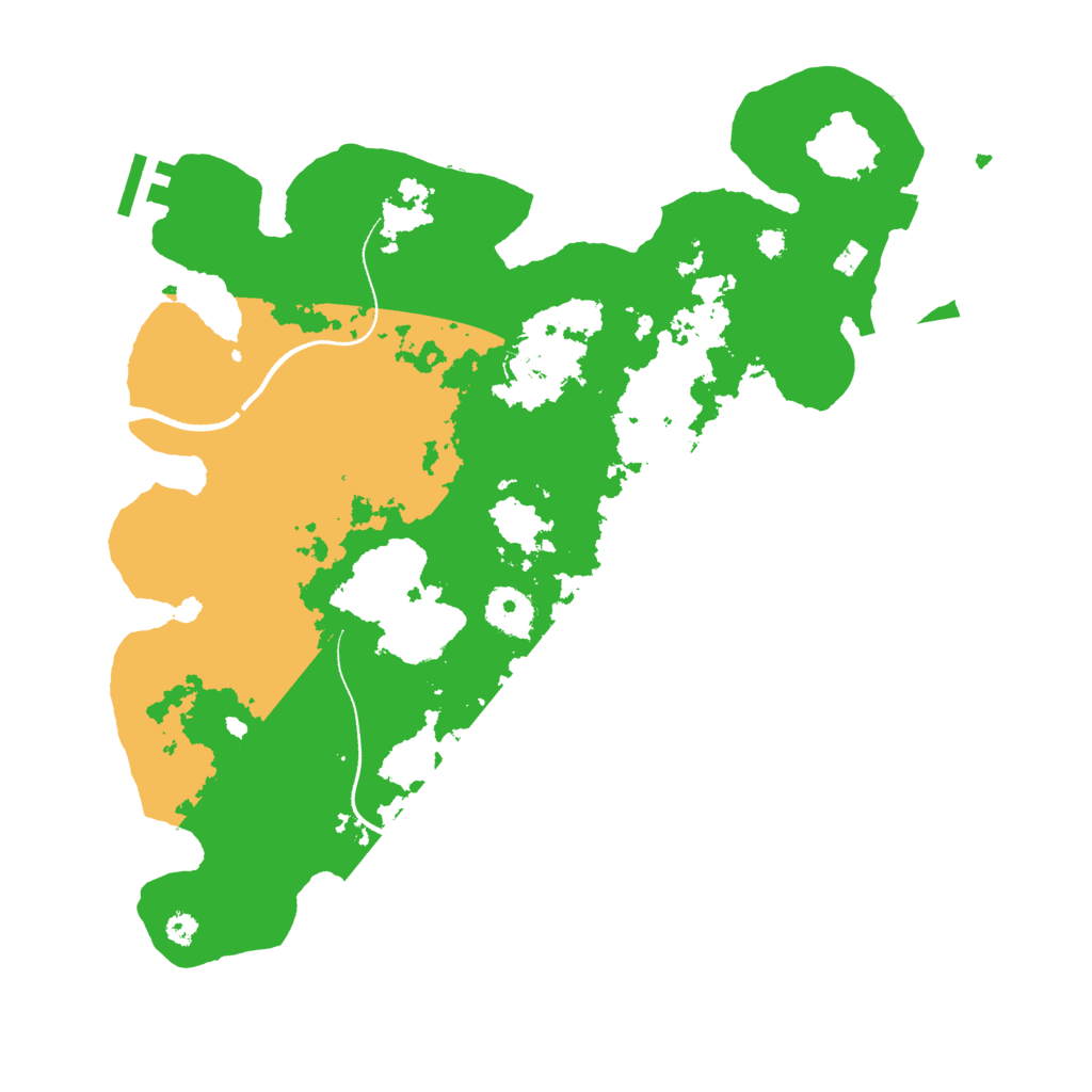 Biome Rust Map: Procedural Map, Size: 3500, Seed: 1609464178