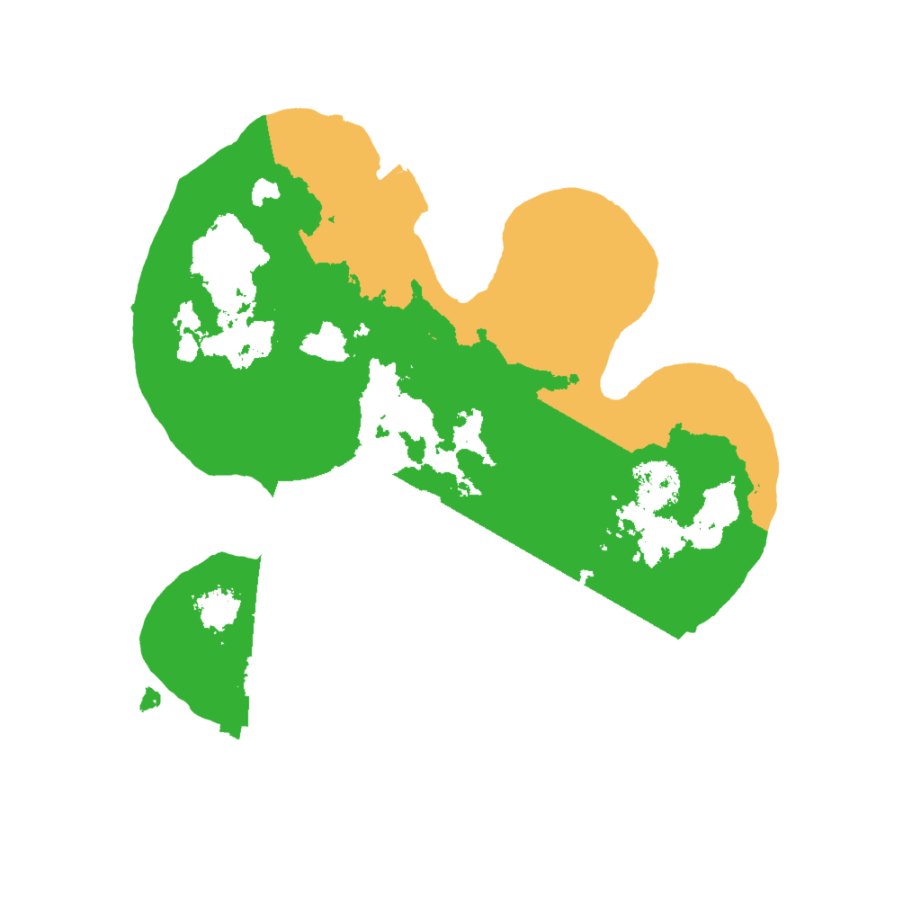 Biome Rust Map: Procedural Map, Size: 2000, Seed: 124886578