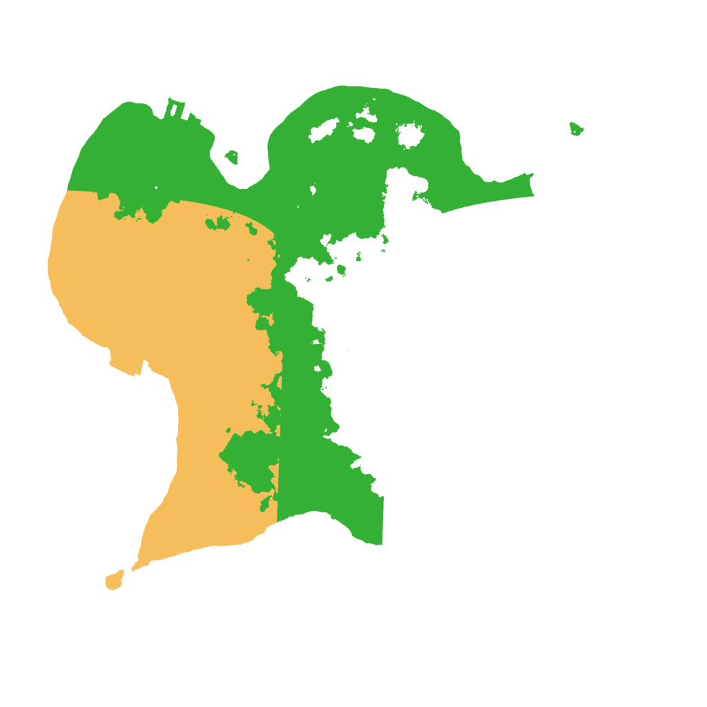 Biome Rust Map: Procedural Map, Size: 2500, Seed: 6294201