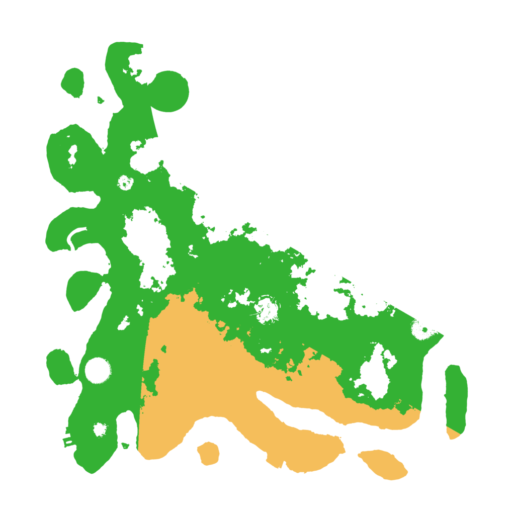 Biome Rust Map: Procedural Map, Size: 3500, Seed: 76430551