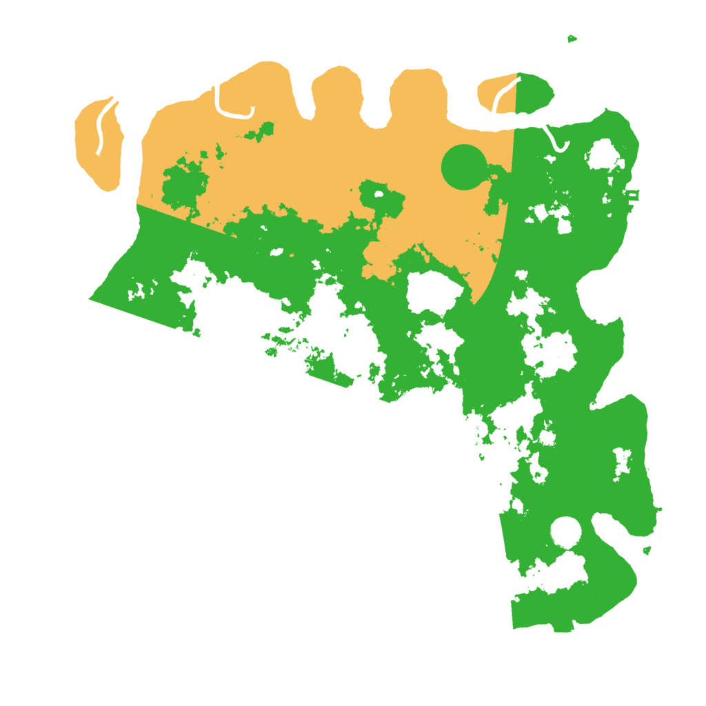 Biome Rust Map: Procedural Map, Size: 4050, Seed: 912741265