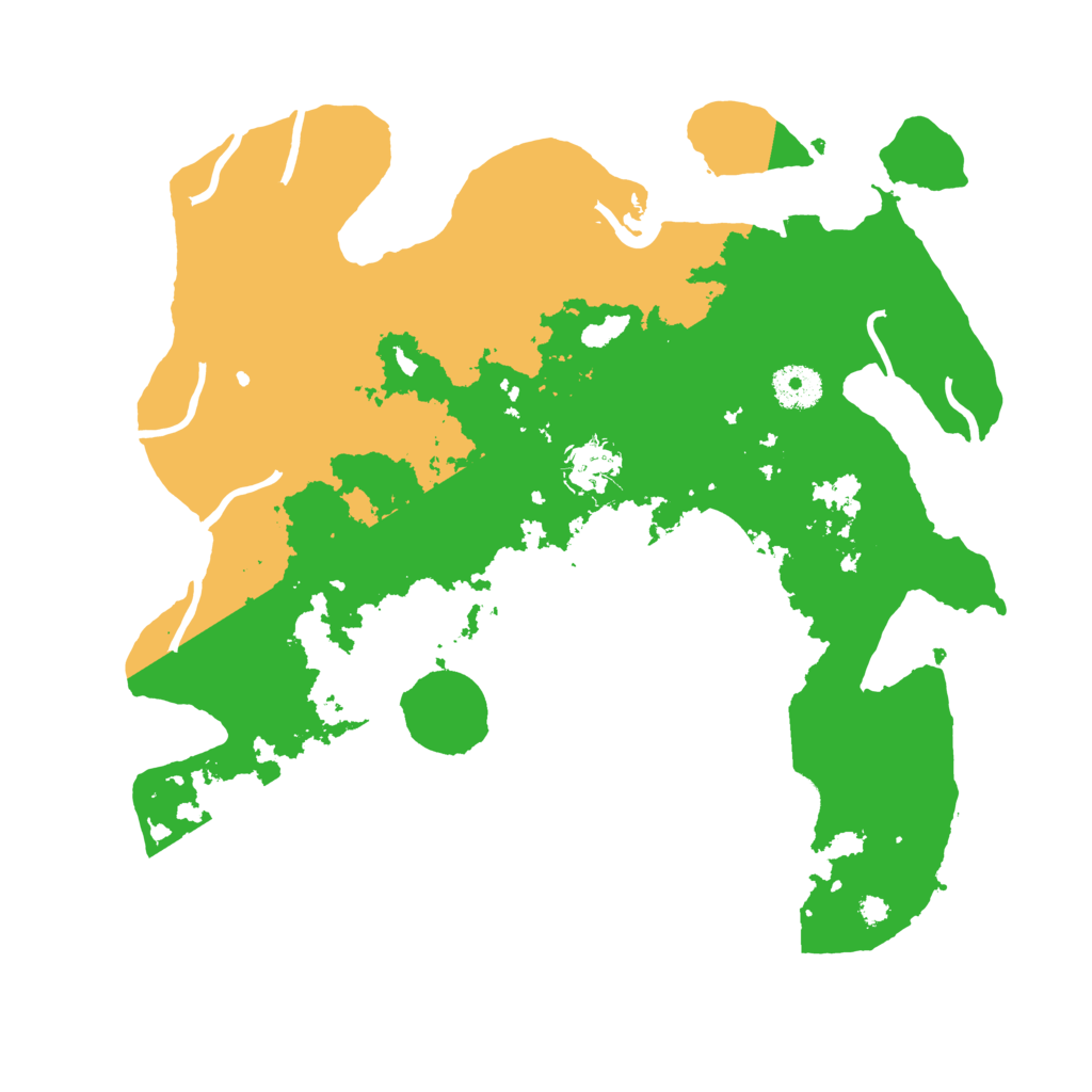 Biome Rust Map: Procedural Map, Size: 3500, Seed: 663642001