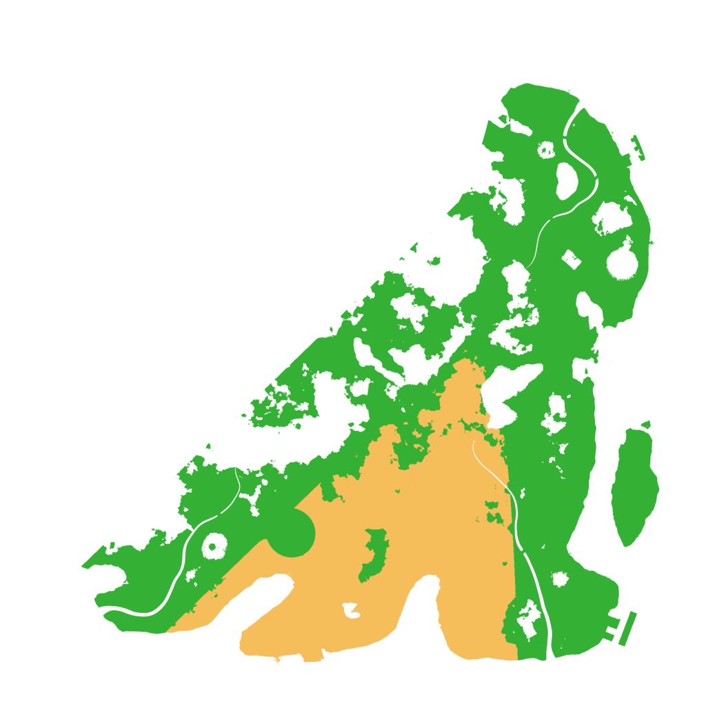 Biome Rust Map: Procedural Map, Size: 4050, Seed: 2063673434