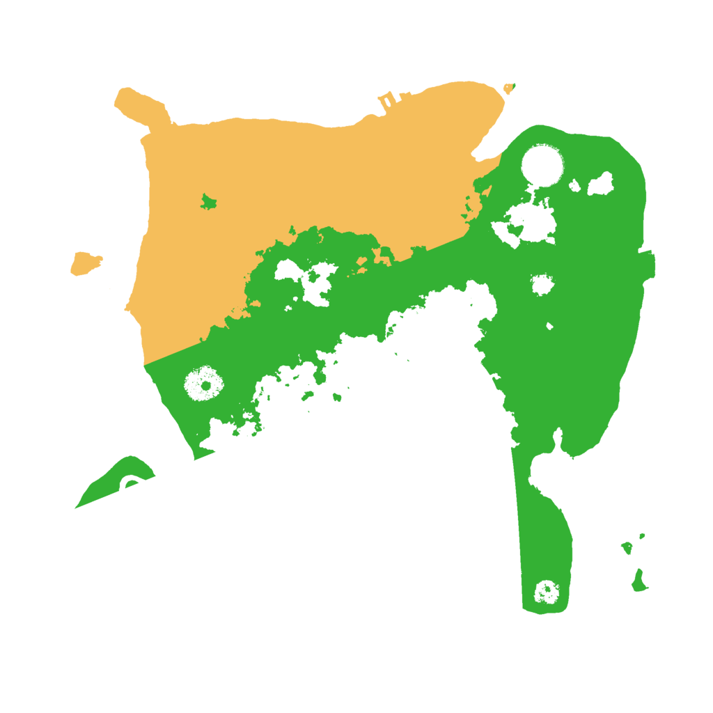 Biome Rust Map: Procedural Map, Size: 3000, Seed: 49141961