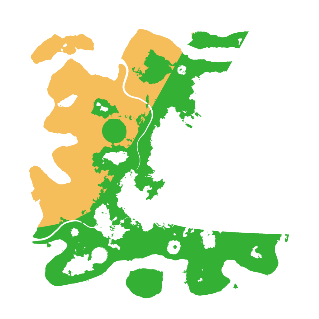 Biome Rust Map: Procedural Map, Size: 3500, Seed: 1649583757
