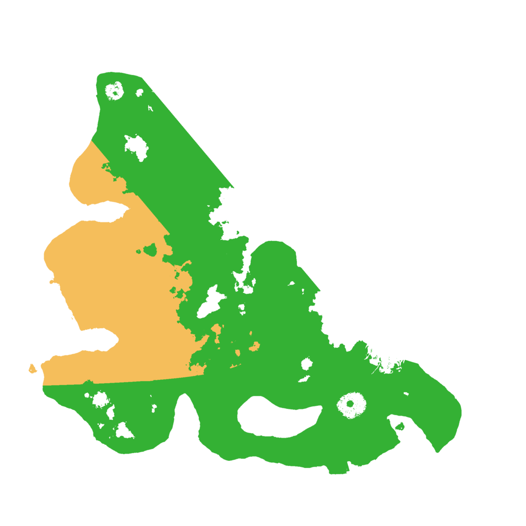 Biome Rust Map: Procedural Map, Size: 3000, Seed: 43276