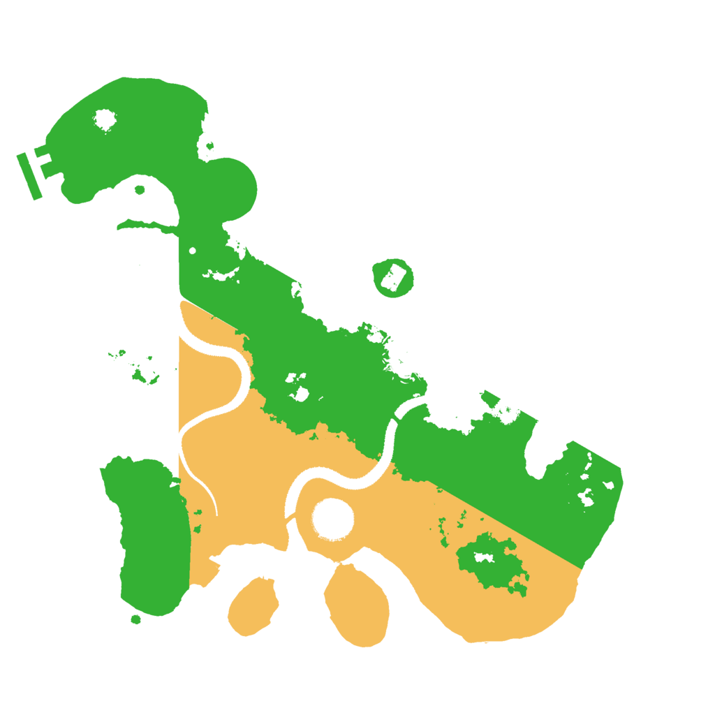 Biome Rust Map: Procedural Map, Size: 3000, Seed: 342361172