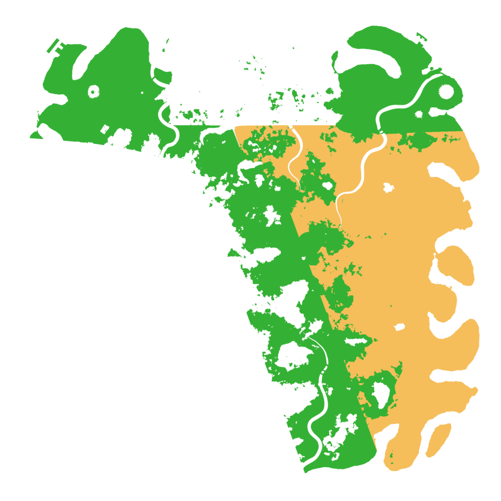 Biome Rust Map: Procedural Map, Size: 6000, Seed: 475752003