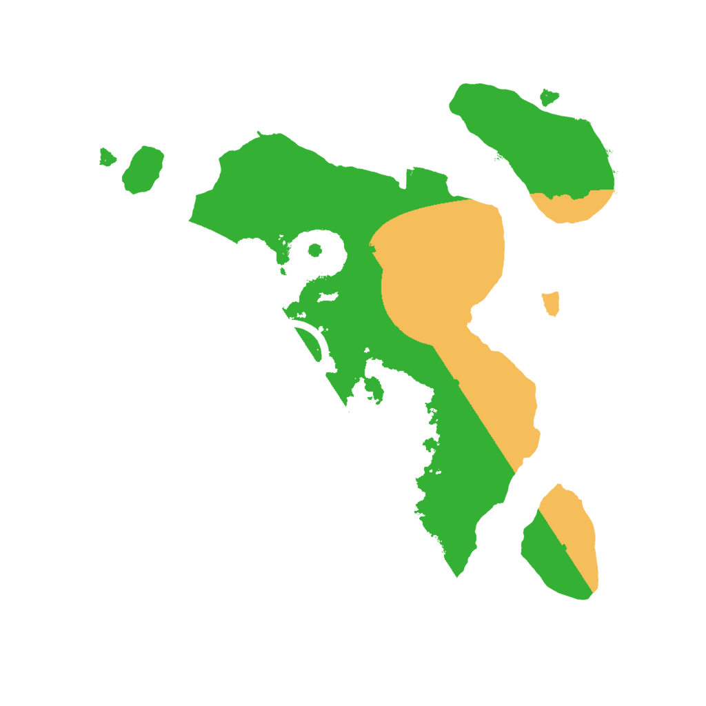 Biome Rust Map: Procedural Map, Size: 2000, Seed: 20750