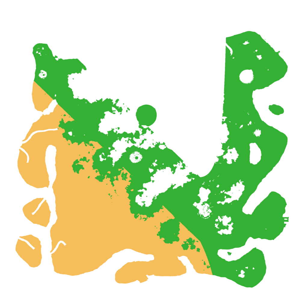 Biome Rust Map: Procedural Map, Size: 3950, Seed: 80731729