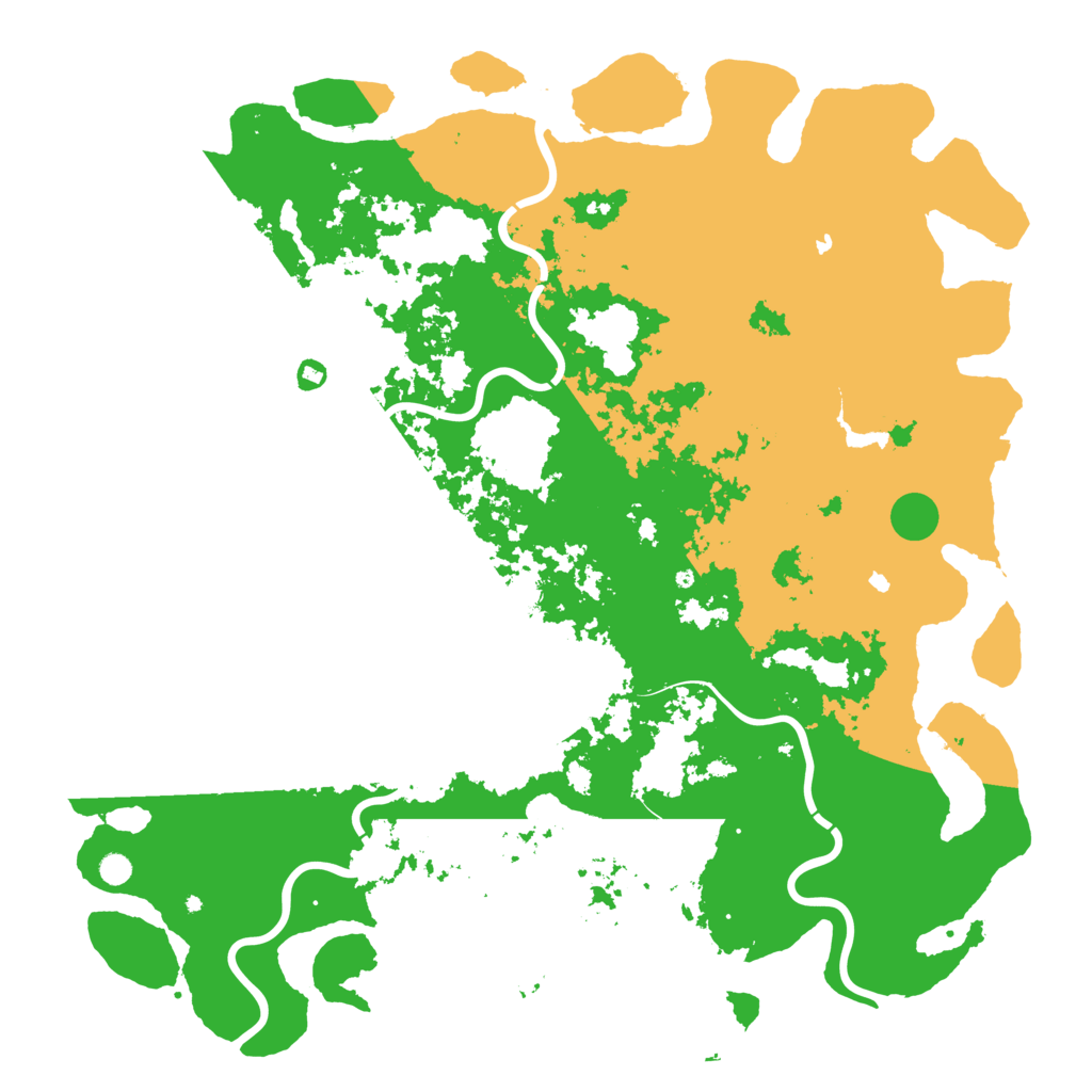 Biome Rust Map: Procedural Map, Size: 6000, Seed: 3567393