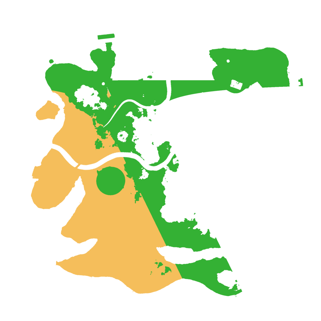 Biome Rust Map: Procedural Map, Size: 3000, Seed: 12152125