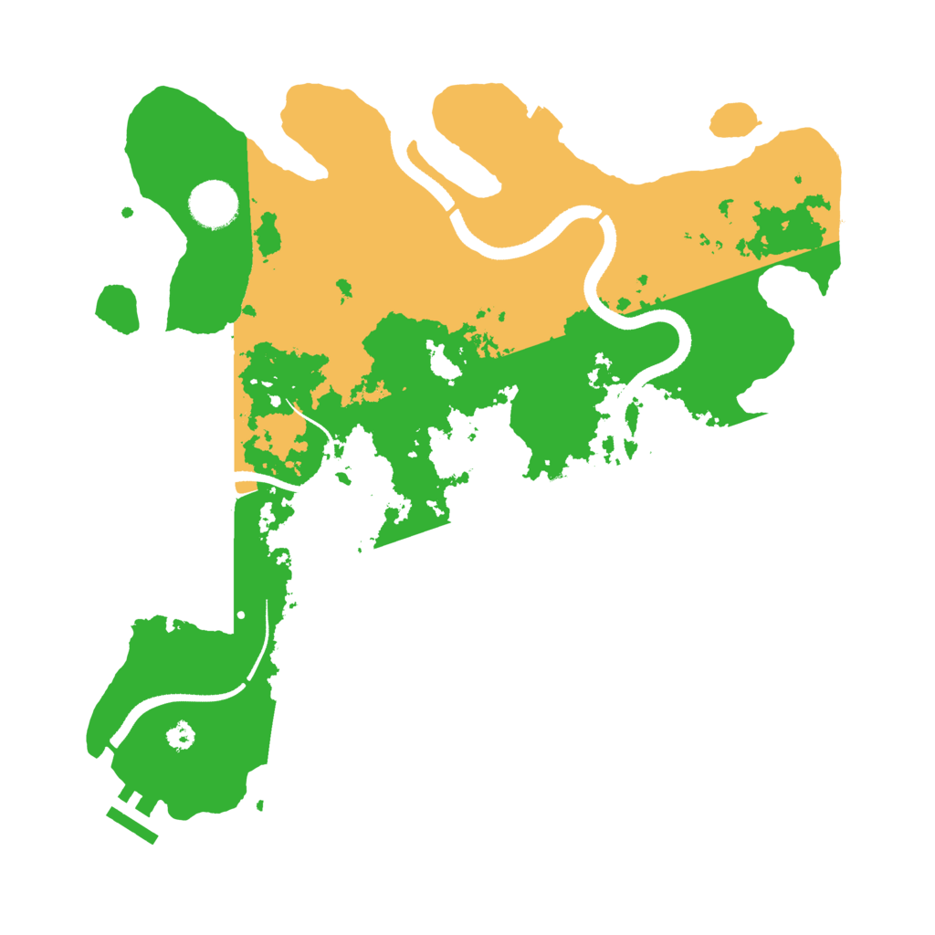 Biome Rust Map: Procedural Map, Size: 3400, Seed: 34539603