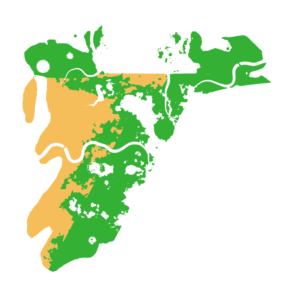 Biome Rust Map: Procedural Map, Size: 4000, Seed: 250919295