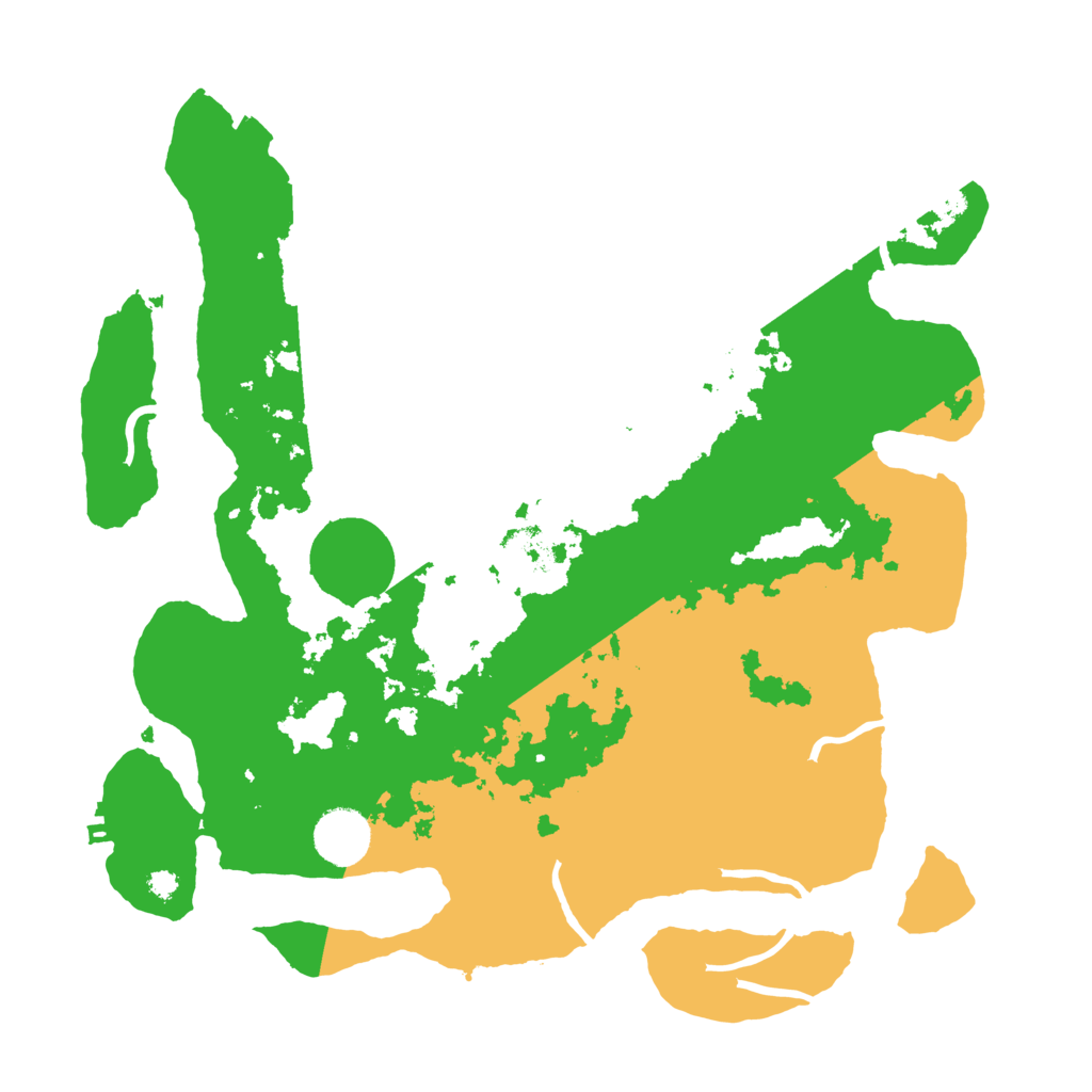 Biome Rust Map: Procedural Map, Size: 3500, Seed: 60744369