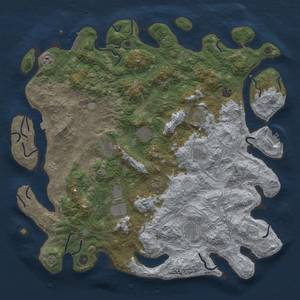 Thumbnail Rust Map: Procedural Map, Size: 4750, Seed: 940837568, 18 Monuments