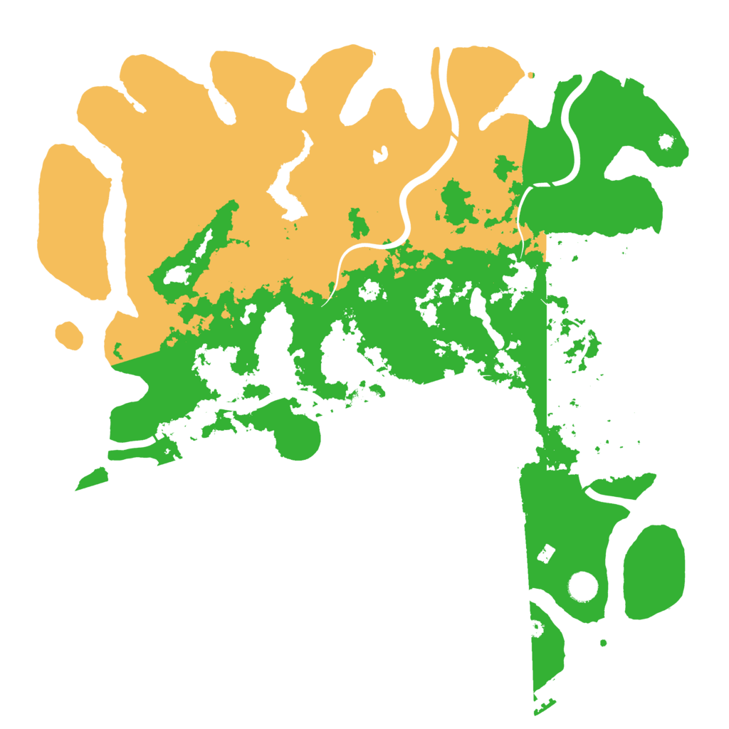 Biome Rust Map: Procedural Map, Size: 4300, Seed: 87949593