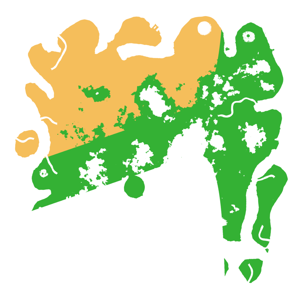 Biome Rust Map: Procedural Map, Size: 3950, Seed: 14121088