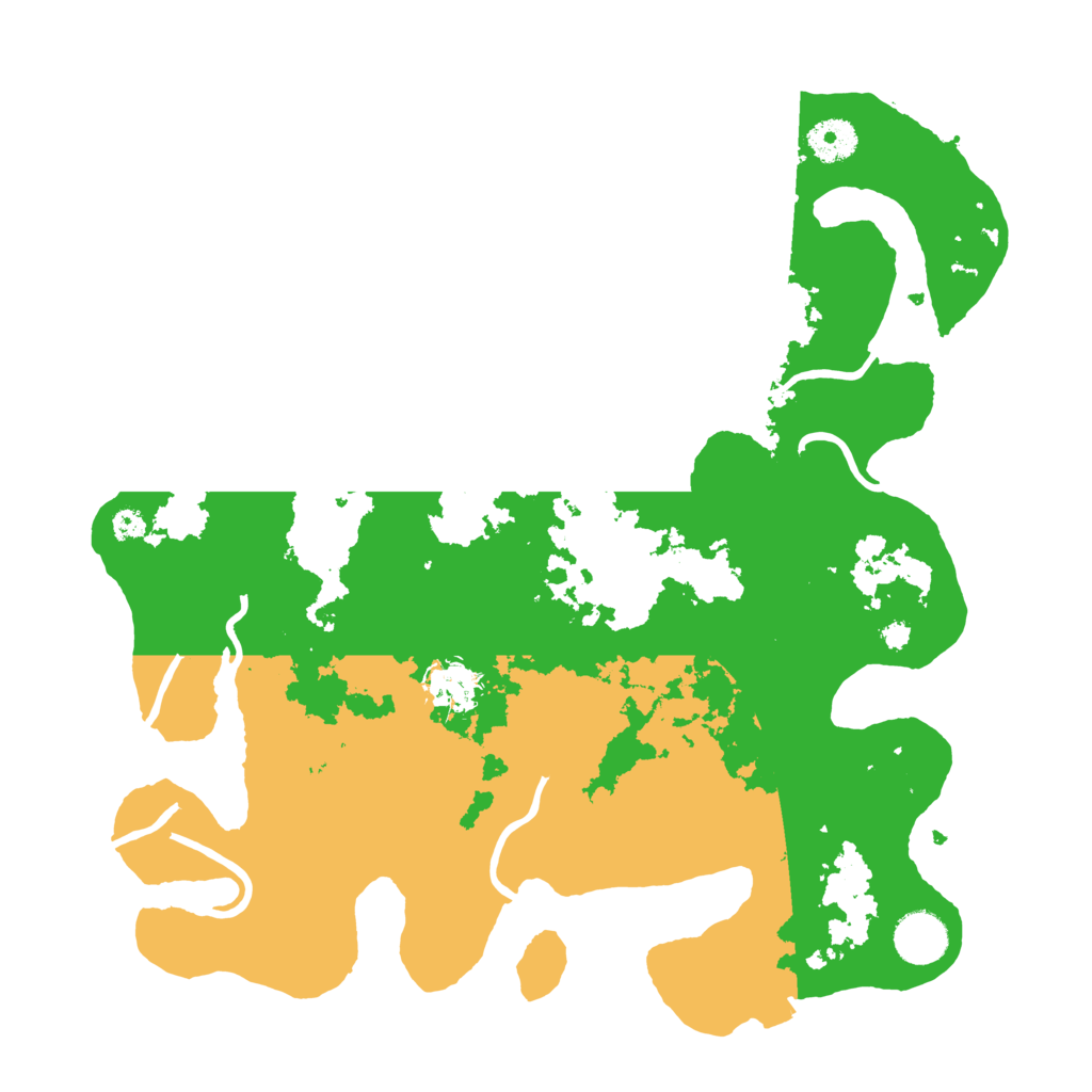 Biome Rust Map: Procedural Map, Size: 3600, Seed: 69474919