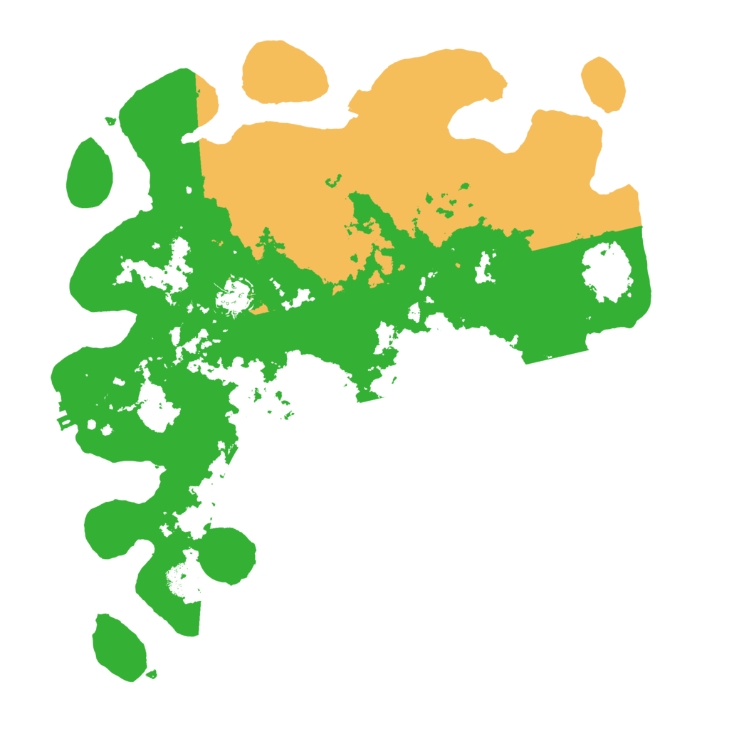 Biome Rust Map: Procedural Map, Size: 3550, Seed: 88464184