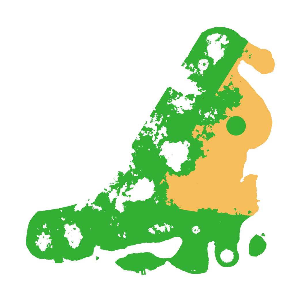 Biome Rust Map: Procedural Map, Size: 4000, Seed: 15050335