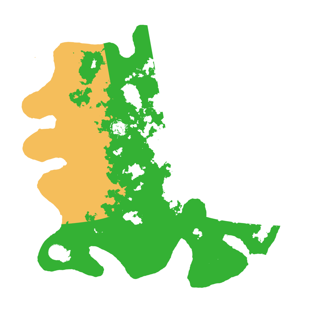Biome Rust Map: Barren, Size: 3500, Seed: 961480094
