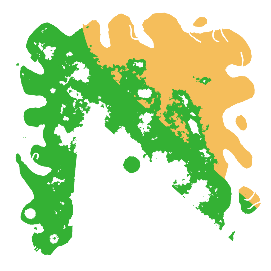 Biome Rust Map: Procedural Map, Size: 4500, Seed: 2147483633