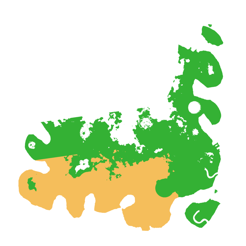 Biome Rust Map: Procedural Map, Size: 3500, Seed: 104065013