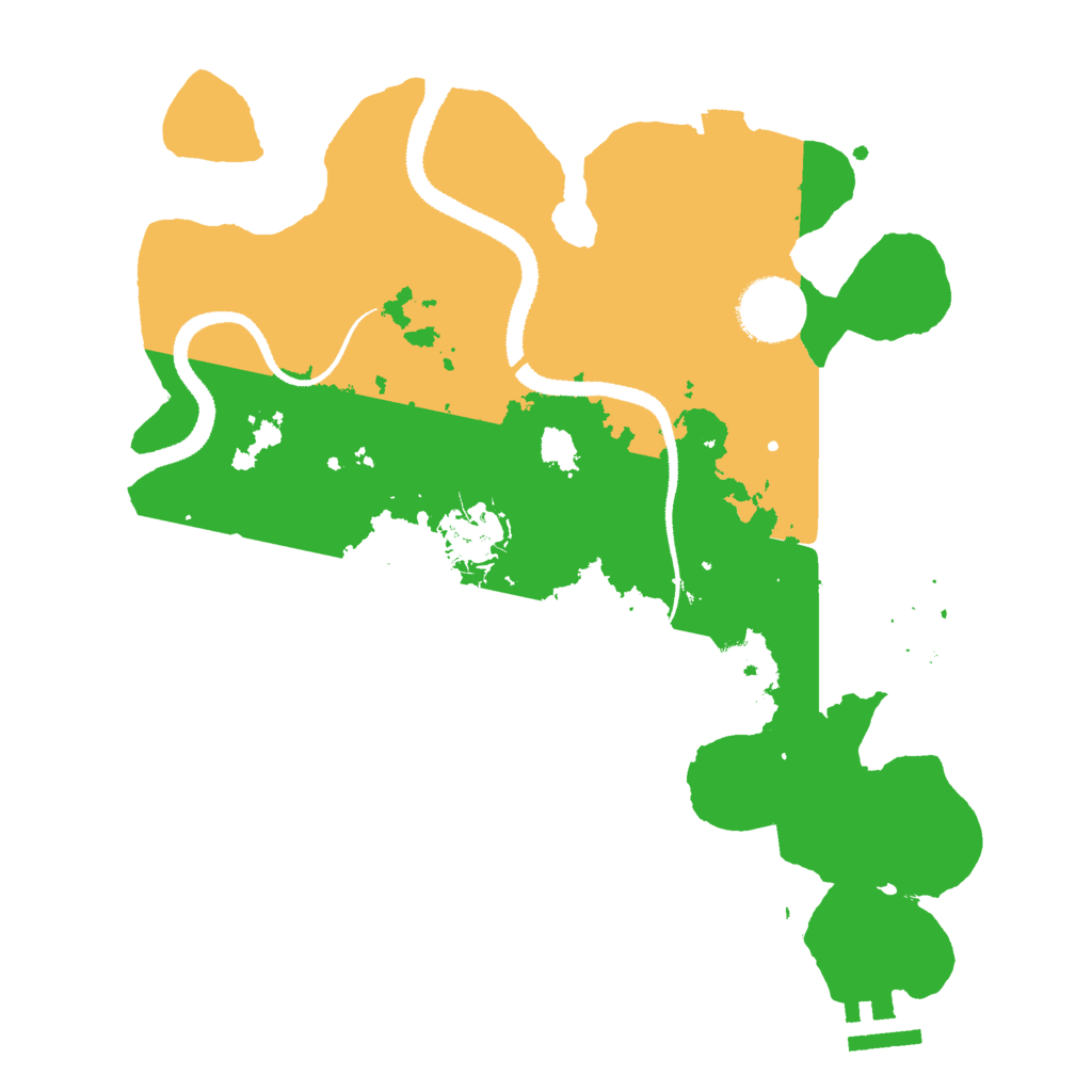 Biome Rust Map: Procedural Map, Size: 3000, Seed: 1966845902