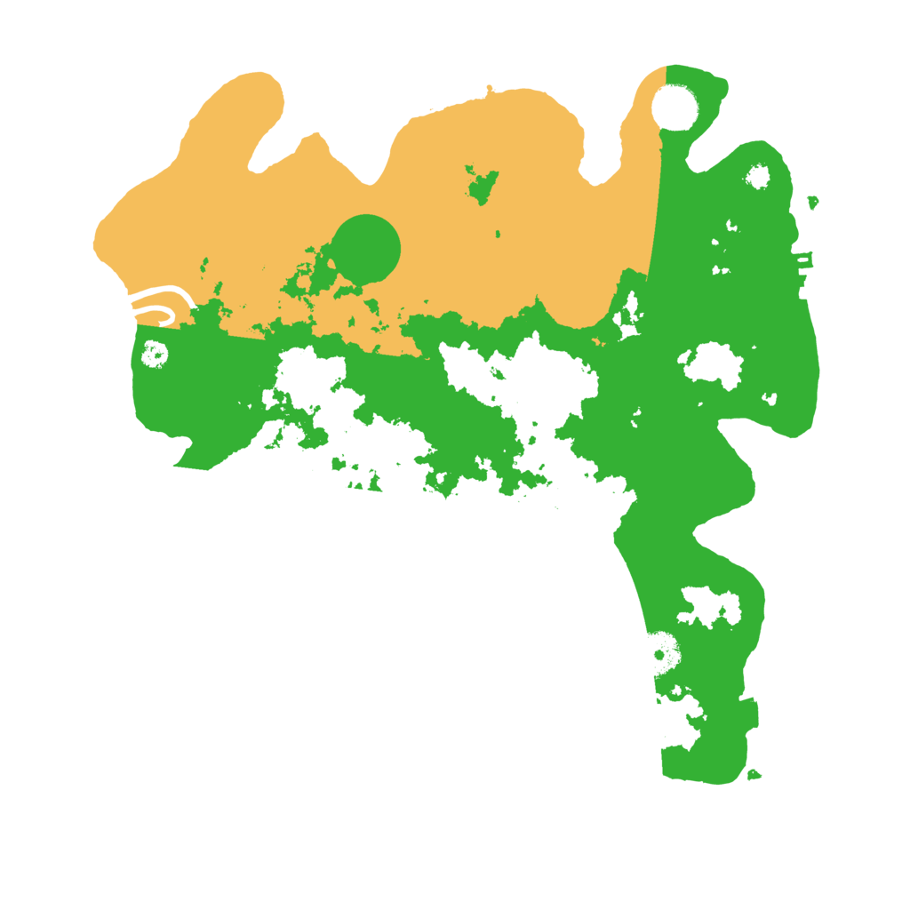 Biome Rust Map: Procedural Map, Size: 3500, Seed: 295994704