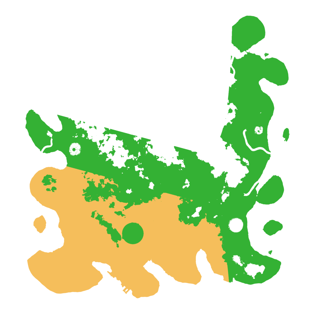 Biome Rust Map: Procedural Map, Size: 3900, Seed: 22000021