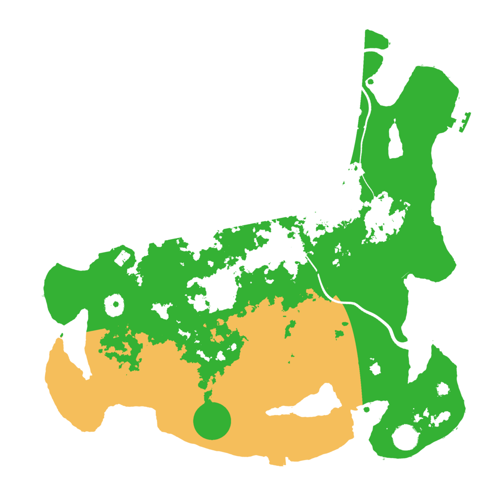 Biome Rust Map: Procedural Map, Size: 3500, Seed: 567104118