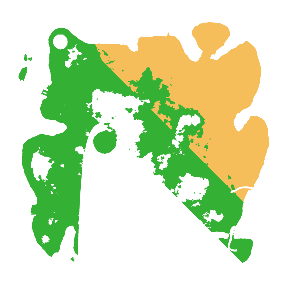 Biome Rust Map: Procedural Map, Size: 3500, Seed: 1466267926